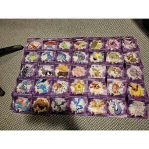Vintage Pokemon Lot of 35 Big Stickers Nintendo 1999 Read Description